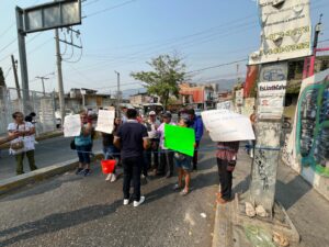 Protesta de agua